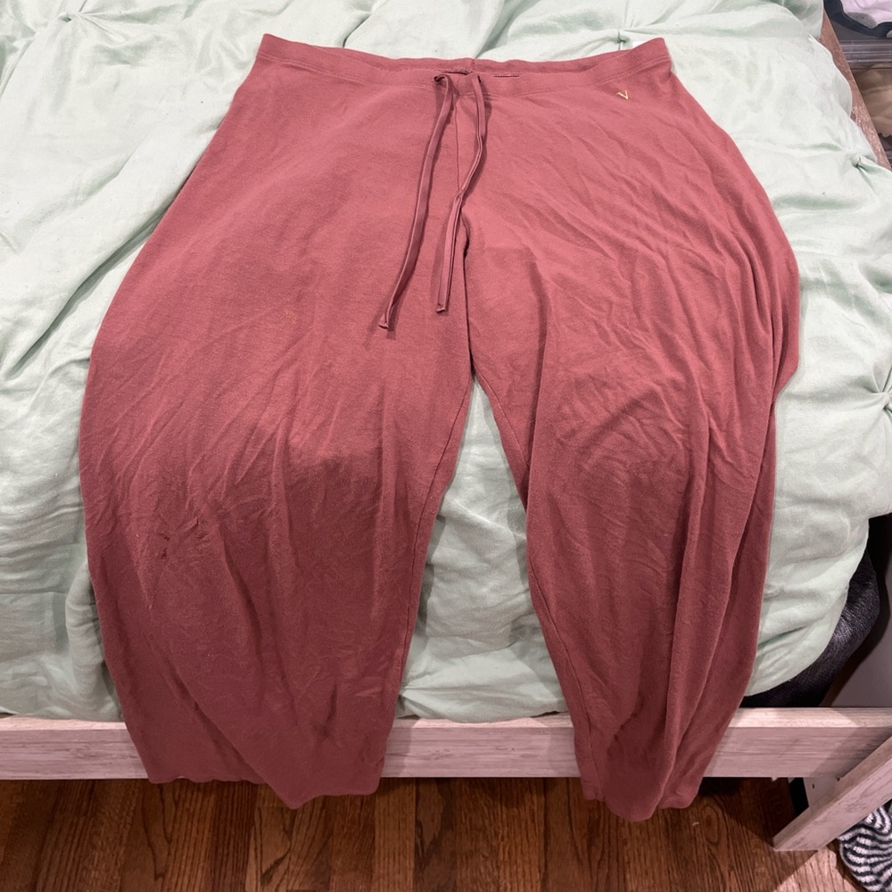 pink Victoria’s Secret pj pants